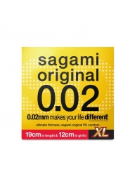 Презерватив увеличенного размера Sagami Original 0.02 XL-size - 1 шт. - Sagami - купить с доставкой в Люберцах
