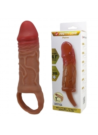 Реалистичная насадка на член Peirre - 15,5 см. - Baile - в Люберцах купить с доставкой