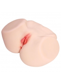 Мастурбатор-полуторс с двойным слоем материала Jenny Onahole Real Vagina - KOKOS - в Люберцах купить с доставкой