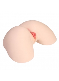 Мастурбатор-полуторс с двойным слоем материала Jenny Onahole Real Hips - KOKOS - в Люберцах купить с доставкой