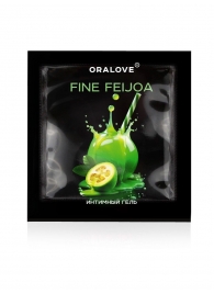 Саше съедобной оральной смазки OraLove с ароматом фейхоа - 3 гр. - Биоритм - купить с доставкой в Люберцах