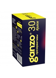 Ароматизированные презервативы Ganzo Juice - 30 шт. - Ganzo - купить с доставкой в Люберцах