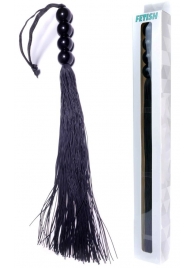 Черная силиконовая плеть - 37 см. - Boys of Toys - купить с доставкой в Люберцах