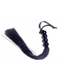 Черная силиконовая плеть - 37 см. - Boys of Toys - купить с доставкой в Люберцах