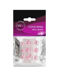 Прозрачная сквозная насадка на пенис с цветными шариками - Erowoman-Eroman - в Люберцах купить с доставкой