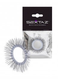 Круглое эрекционное кольцо с «ресничками» - Sextaz - в Люберцах купить с доставкой