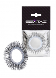 Круглое эрекционное кольцо с длинными «ресничками» - Sextaz - в Люберцах купить с доставкой