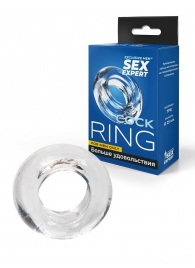 Прозрачное эрекционное кольцо-бублик - Sex Expert - в Люберцах купить с доставкой