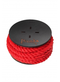 Красная веревка для шибари на катушке - 5 м. - Pecado - купить с доставкой в Люберцах