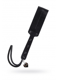 Черный кожаный пэддл - 32 см. - Pecado - купить с доставкой в Люберцах