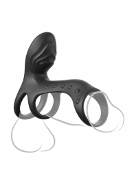 Черная насадка на пенис Ultimate Couples Cage Pro - Pipedream - в Люберцах купить с доставкой