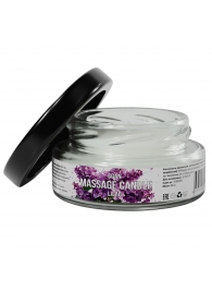 Массажная свеча «Сирень» - 50 мл. - SGAN - купить с доставкой в Люберцах