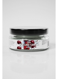 Массажная свеча «Спелая вишня» - 50 мл. - SGAN - купить с доставкой в Люберцах