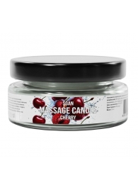 Массажная свеча «Спелая вишня» - 50 мл. - SGAN - купить с доставкой в Люберцах