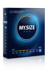 Презервативы MY.SIZE размер 72 - 3 шт. - My.Size - купить с доставкой в Люберцах