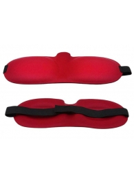 Красная глухая маска на резинке - Sitabella - купить с доставкой в Люберцах