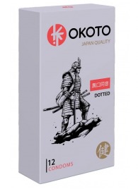 Точечные презервативы OKOTO Dotted - 12 шт. - Sitabella - купить с доставкой в Люберцах
