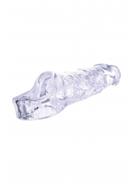 Прозрачная насадка-удлинитель Length Enhancer с подхватом - 16 см. - NMC - в Люберцах купить с доставкой