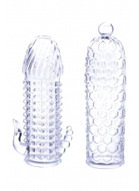 Набор из 2 прозрачных насадок на член Seductive Tickler Sleeves Set - NMC - в Люберцах купить с доставкой