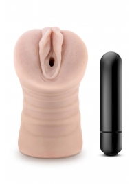 Телесный мастурбатор-вагина Ayumi с вибрацией - Blush Novelties - в Люберцах купить с доставкой