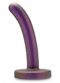 Фиолетовая насадка с гладкой поверхностью Surrender 4.75 Inch Beginner Pegging Dildo - 12 см. - Blush Novelties - купить с доставкой в Люберцах