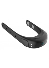 Черное эрекционное виброкольцо на ремешках - Boys of Toys - в Люберцах купить с доставкой