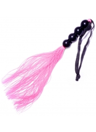 Розовая силиконовая плеть - 35,5 см. - Boys of Toys - купить с доставкой в Люберцах