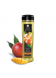 Массажное масло для тела Luscious Mango с ароматом манго - 240 мл. - Shunga - купить с доставкой в Люберцах