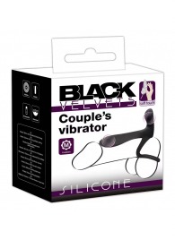 Черная насадка на член с вибрацией Couple’s Vibrator - Orion - в Люберцах купить с доставкой