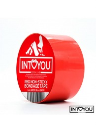 Красный скотч для фиксации Non-Sticky Bondage Tape - 15 м. - Intoyou - купить с доставкой в Люберцах