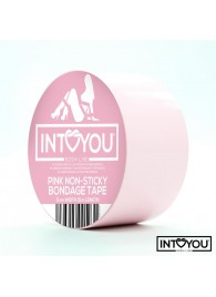 Розовый скотч для фиксации Non-Sticky Bondage Tape - 15 м. - Intoyou - купить с доставкой в Люберцах