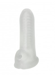 Белый фаллоудлинитель Striker - 13,5 см. - Lola Games - в Люберцах купить с доставкой
