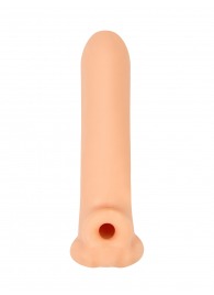 Телесный фаллоудлинитель Titan - 16,5 см. - Lola Games - в Люберцах купить с доставкой
