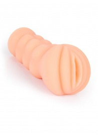 Телесный мастурбатор-вагина с эрекционными кольцами в комплекте - Sexy Girl - в Люберцах купить с доставкой