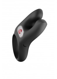 Черное эрекционное виброкольцо Nos - Fun Factory - в Люберцах купить с доставкой