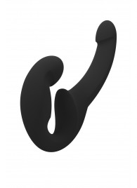 Черный безремневой страпон Share Lite - Fun Factory - купить с доставкой в Люберцах