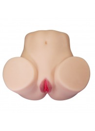 Телесный мастурбатор Julia с 2 любовными каналами - Baile - в Люберцах купить с доставкой