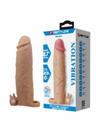 Телесная насадка на пенис Xerxes - 22 см. - Baile - в Люберцах купить с доставкой