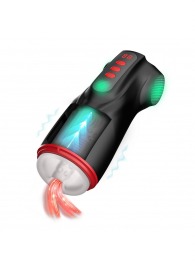 Интерактивный мастурбатор Raven с вакуумом, вибрацией и подсветкой - Shots Media BV - в Люберцах купить с доставкой