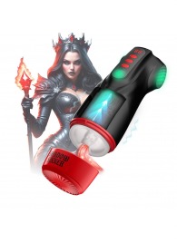 Интерактивный мастурбатор Raven с вакуумом, вибрацией и подсветкой - Shots Media BV - в Люберцах купить с доставкой