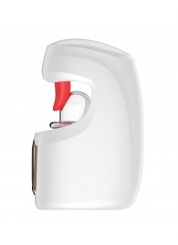 Белый мастурбатор с язычком и возвратно-поступательными движениями - Secwell - в Люберцах купить с доставкой