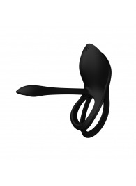 Черное эрекционное виброкольцо Bayek с пультом ДУ - Zalo - в Люберцах купить с доставкой