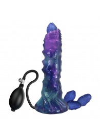 Фиолетовый яйцеродящий фаллоимитатор Duskwalker Sentinal на присоске - 22,4 см. - Baile - купить с доставкой в Люберцах