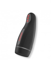 Черный автоматический мастурбатор с управлением через приложение - Oninder - в Люберцах купить с доставкой