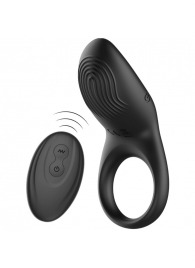 Черное эрекционное виброкольцо с пультом ДУ - Ibiza - в Люберцах купить с доставкой