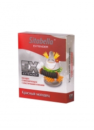 Стимулирующая насадка Sitabella Extender  Красный молодец - Sitabella - купить с доставкой в Люберцах