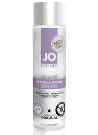 Женский лубрикант на водной основе JO AGAPE LUBRICANT ORIGINAL - 120 мл. - System JO - купить с доставкой в Люберцах