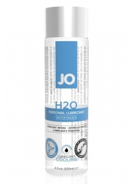 Охлаждающий лубрикант на водной основе JO Personal Lubricant H2O COOLING - 120 мл. - System JO - купить с доставкой в Люберцах