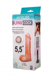 Фаллическая насадка Харнесс UNICOCK 5,5  - 17 см. - LOVETOY (А-Полимер) - купить с доставкой в Люберцах