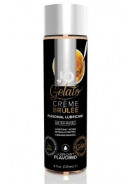 Лубрикант с ароматом крем-брюле JO GELATO CREME BRULEE - 120 мл. - System JO - купить с доставкой в Люберцах